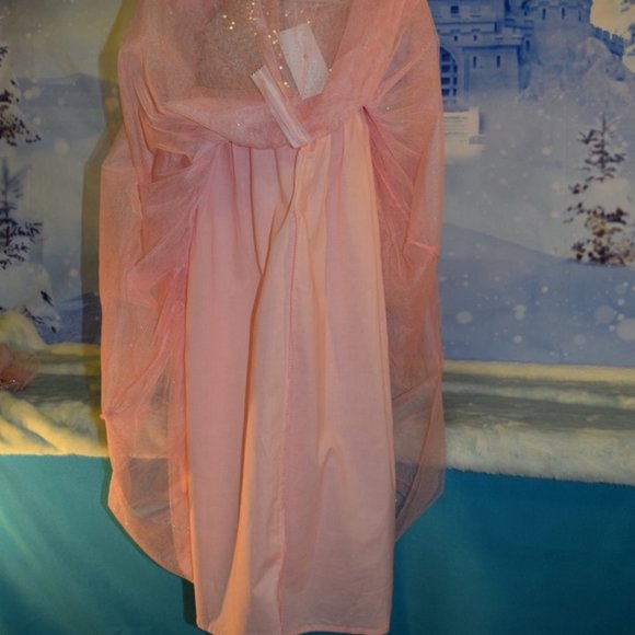 NWT ~ Girls Just Couture Sparkle Pink & Gold Skylar Dress $101 - Picture 9 of 10